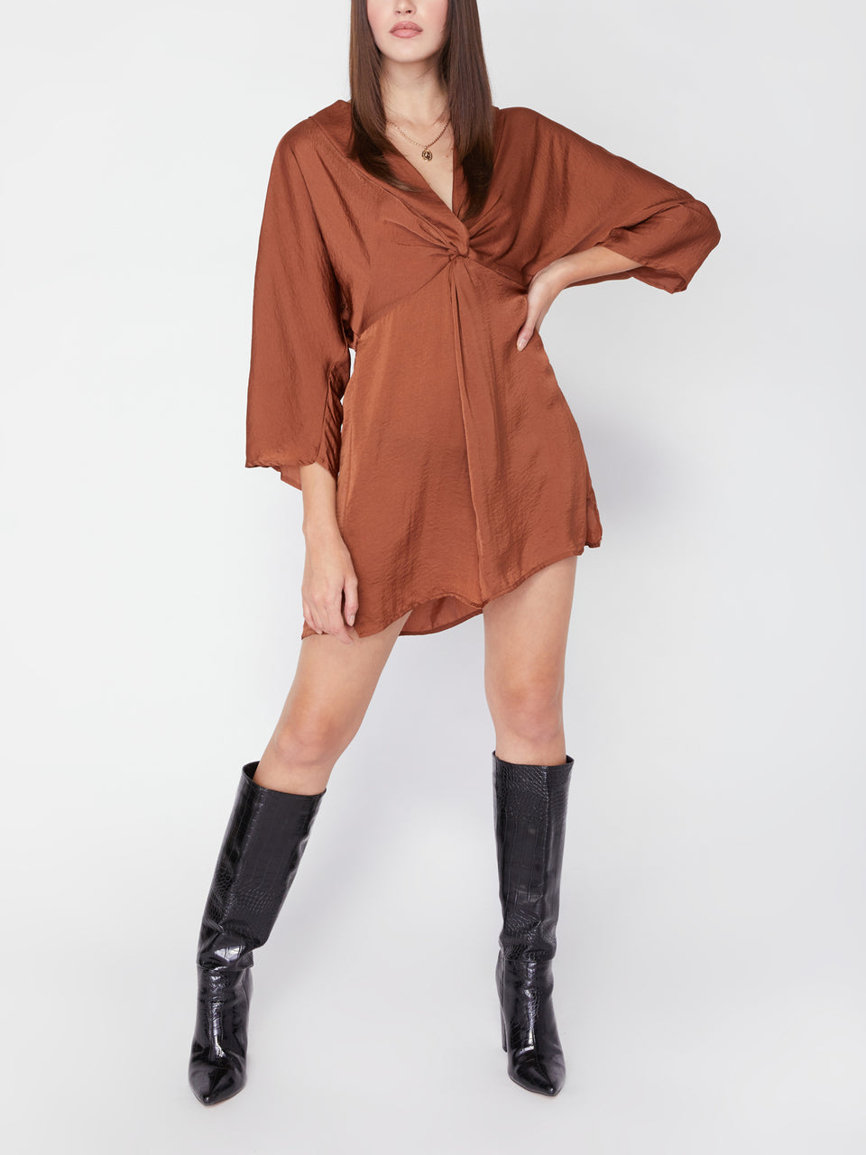 sadie_and_sage_its_never_too_late_knot_dress_caramel