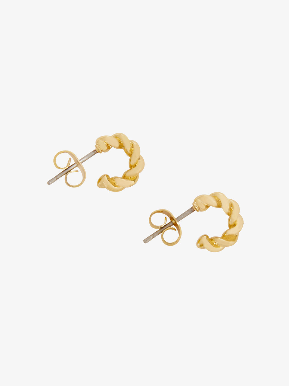 Five_And_Two_Quinn_Small_Braided_Hoops_Gold