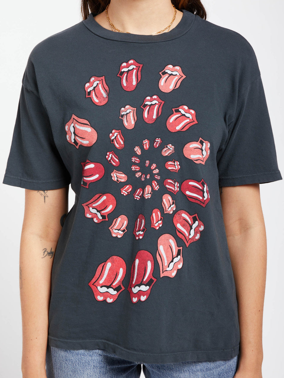 Daydreamer_Rolling_Stones_Spiral_Tongue_Tee_Vintage_Black